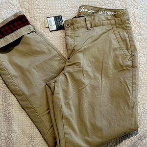 NWT flannel lined khakis